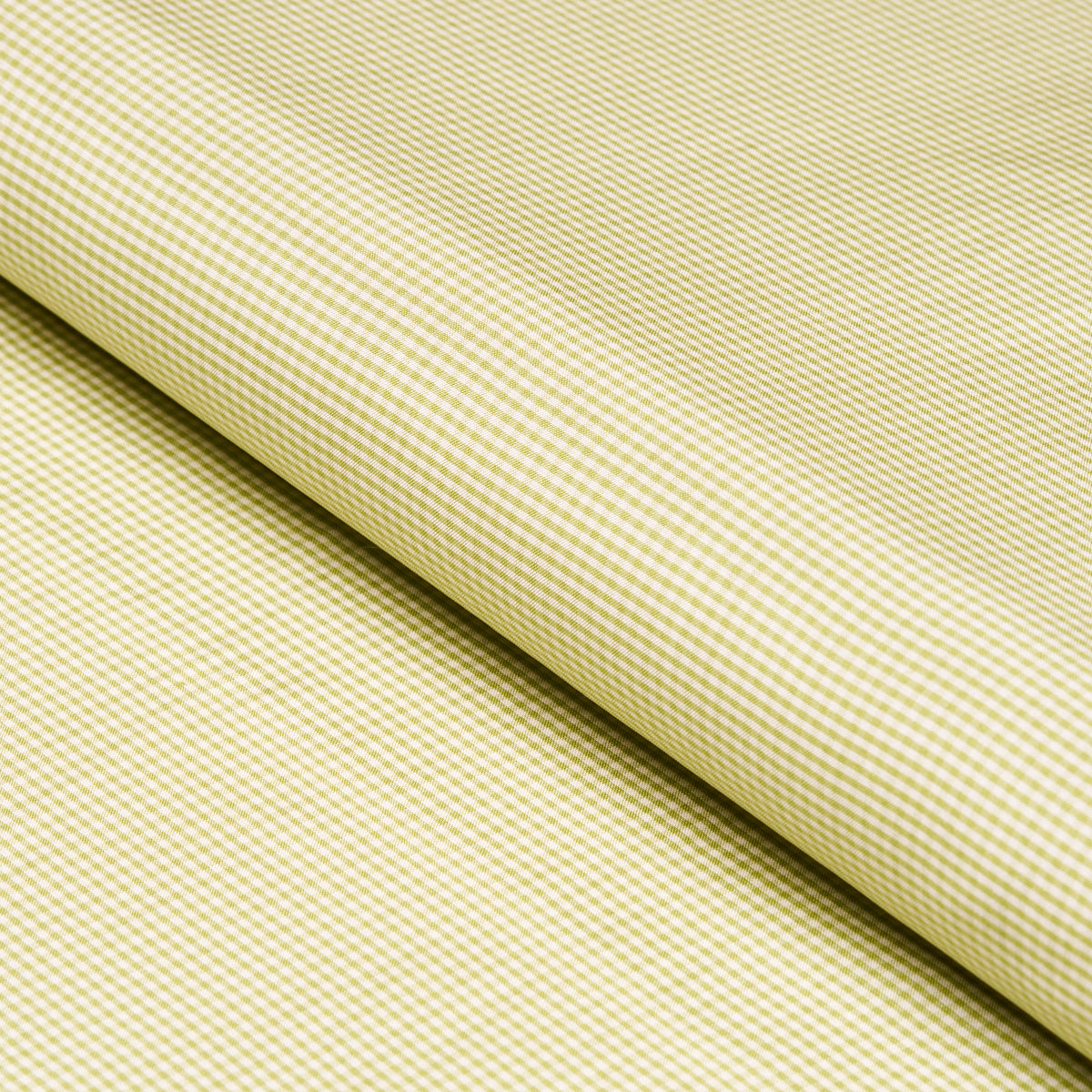 DALTON SILK GINGHAM | Chartreuse