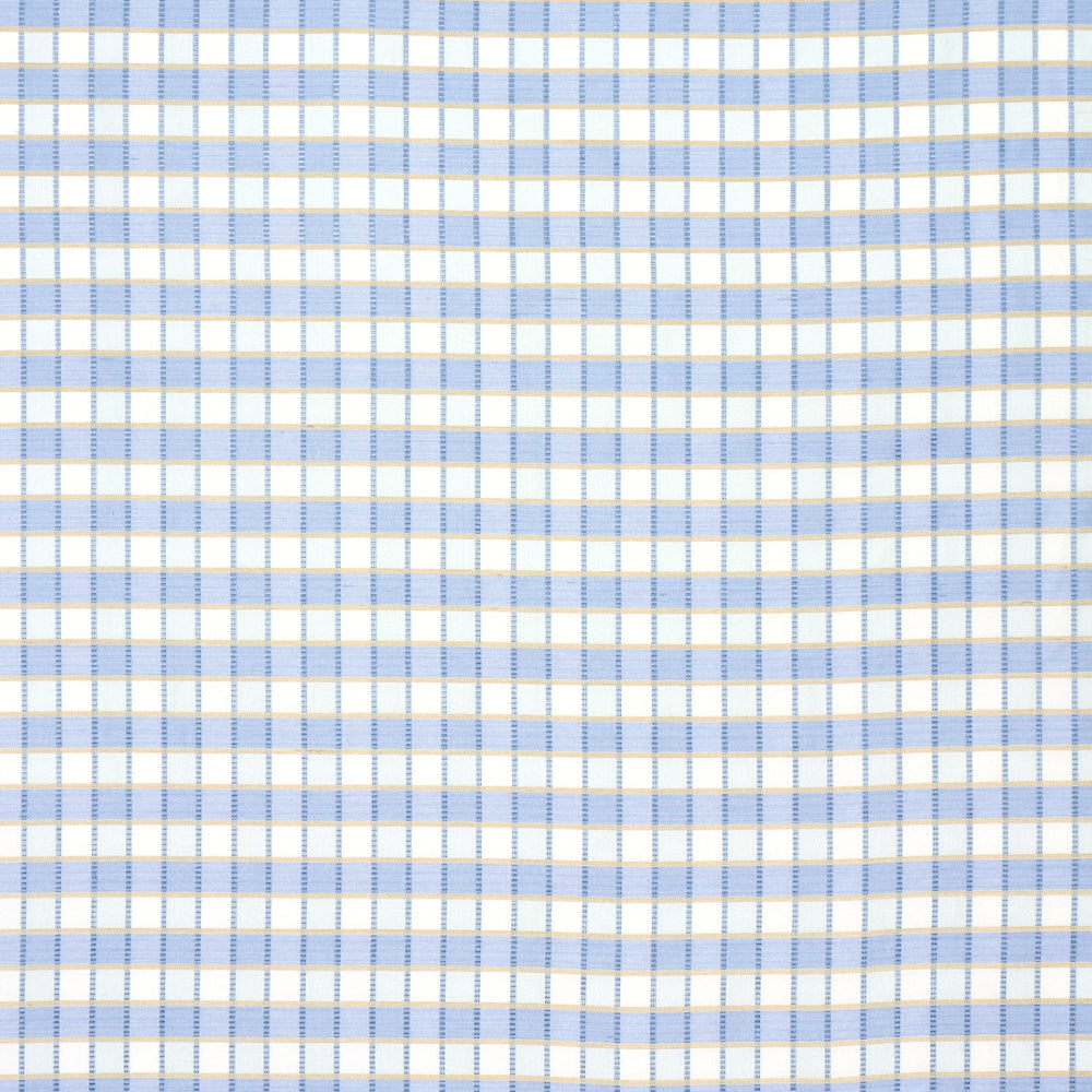 INGRID SILK CHECK | Sky