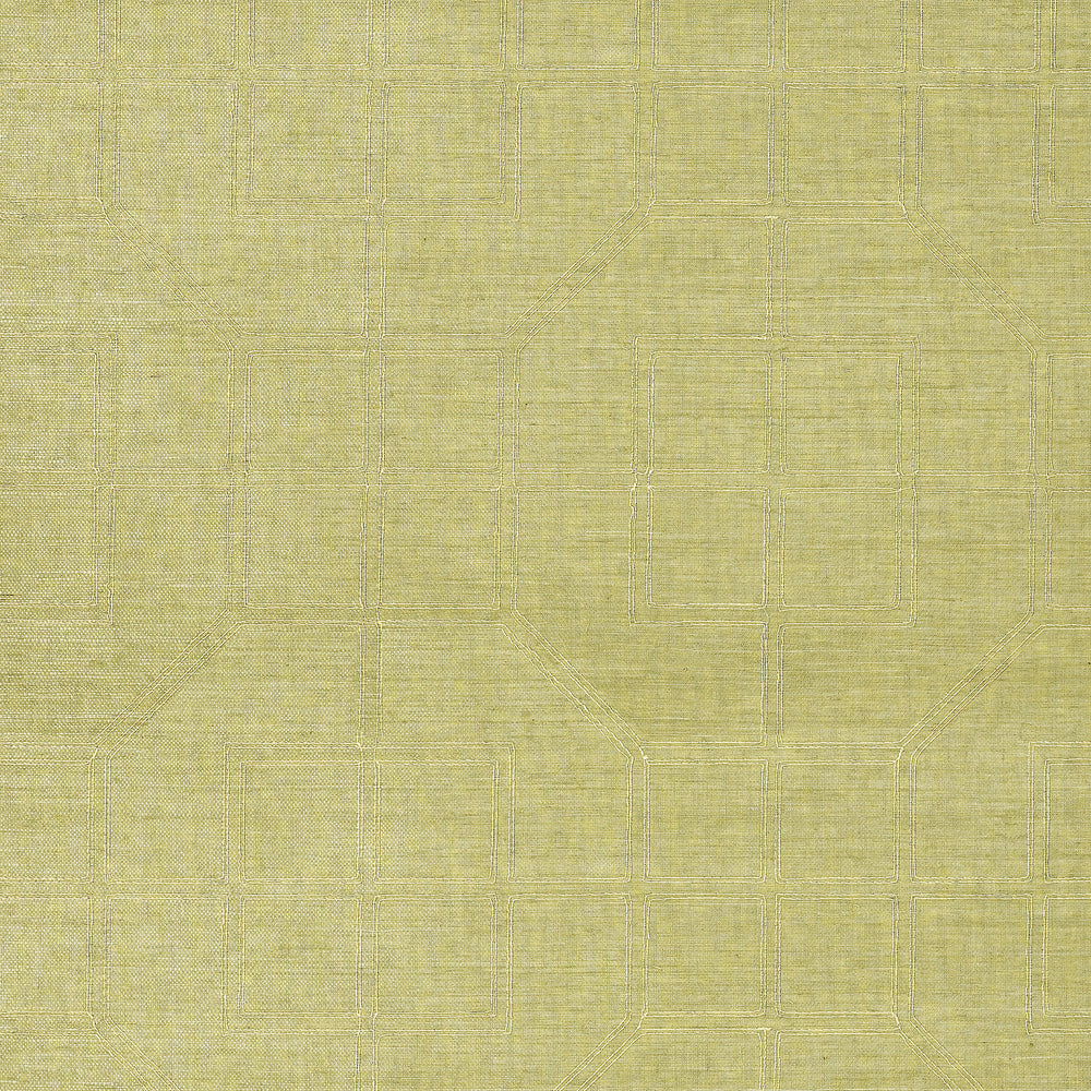 LINYI EMBROIDERED FRET SISAL | Celery
