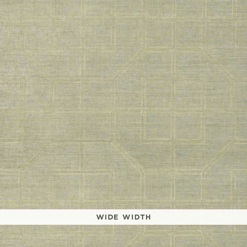 LINYI EMBROIDERED FRET SISAL | MIST