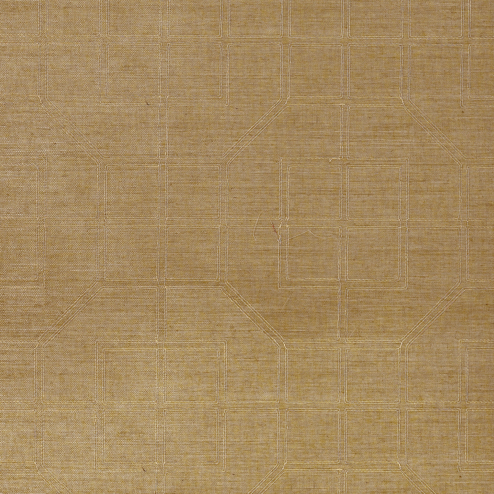 LINYI EMBROIDERED FRET SISAL | Linen