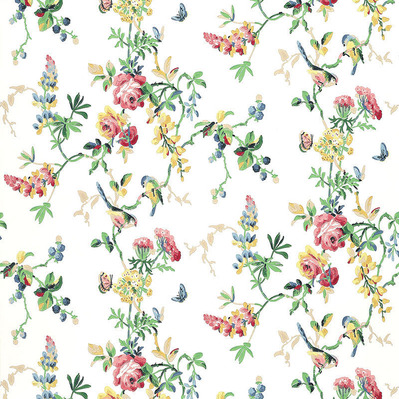 CHICKADEE FLORAL | PRIMARY