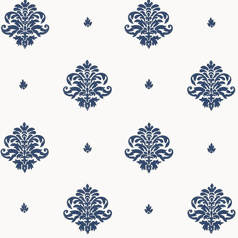 MAYLA DAMASK | NAVY