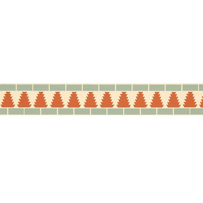 CADIZ MOSAIC BORDER | PERSIMMON