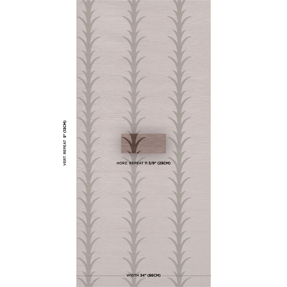 ACANTHUS STRIPE SISAL | Rose Antique