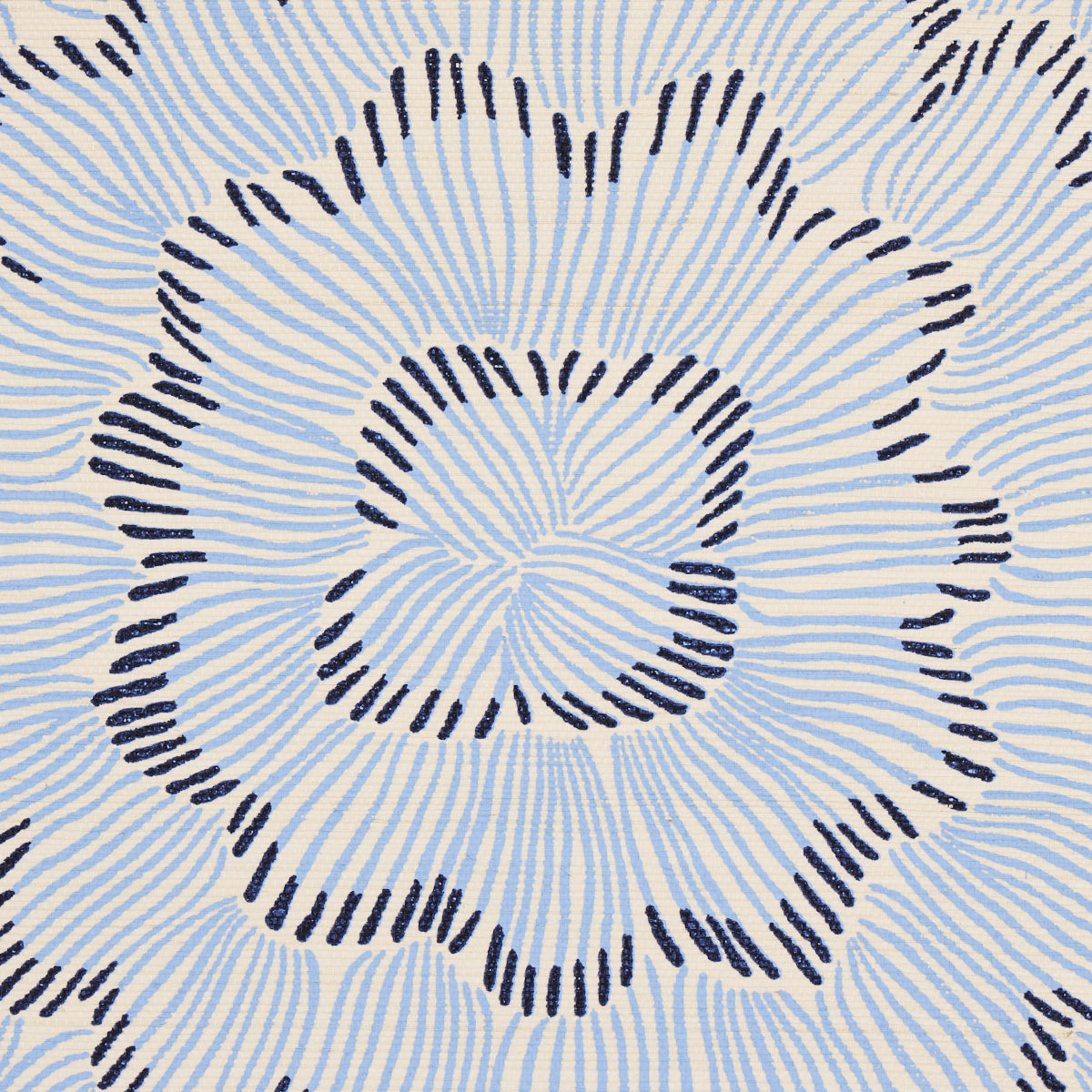 FEATHER BLOOM SISAL | Two Blues