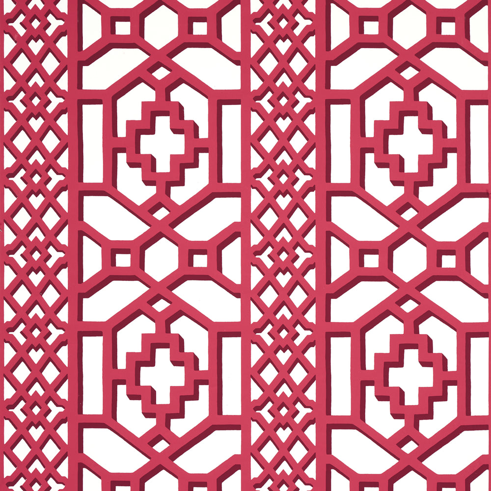 ZANZIBAR TRELLIS | Laquer Red