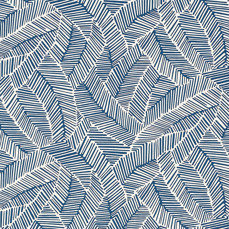 ABSTRACT LEAF | NAVY