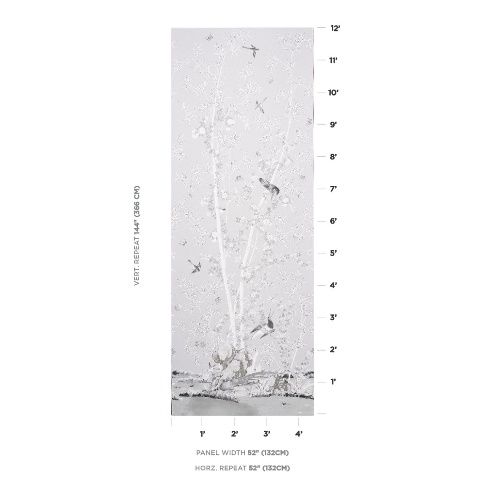 BRIGHTON PAVILION PANEL | Black & White