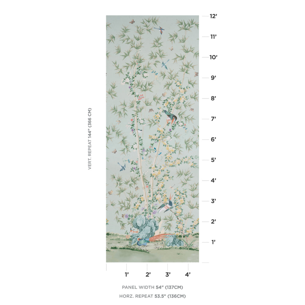 BRIGHTON PAVILION PANEL | Celadon