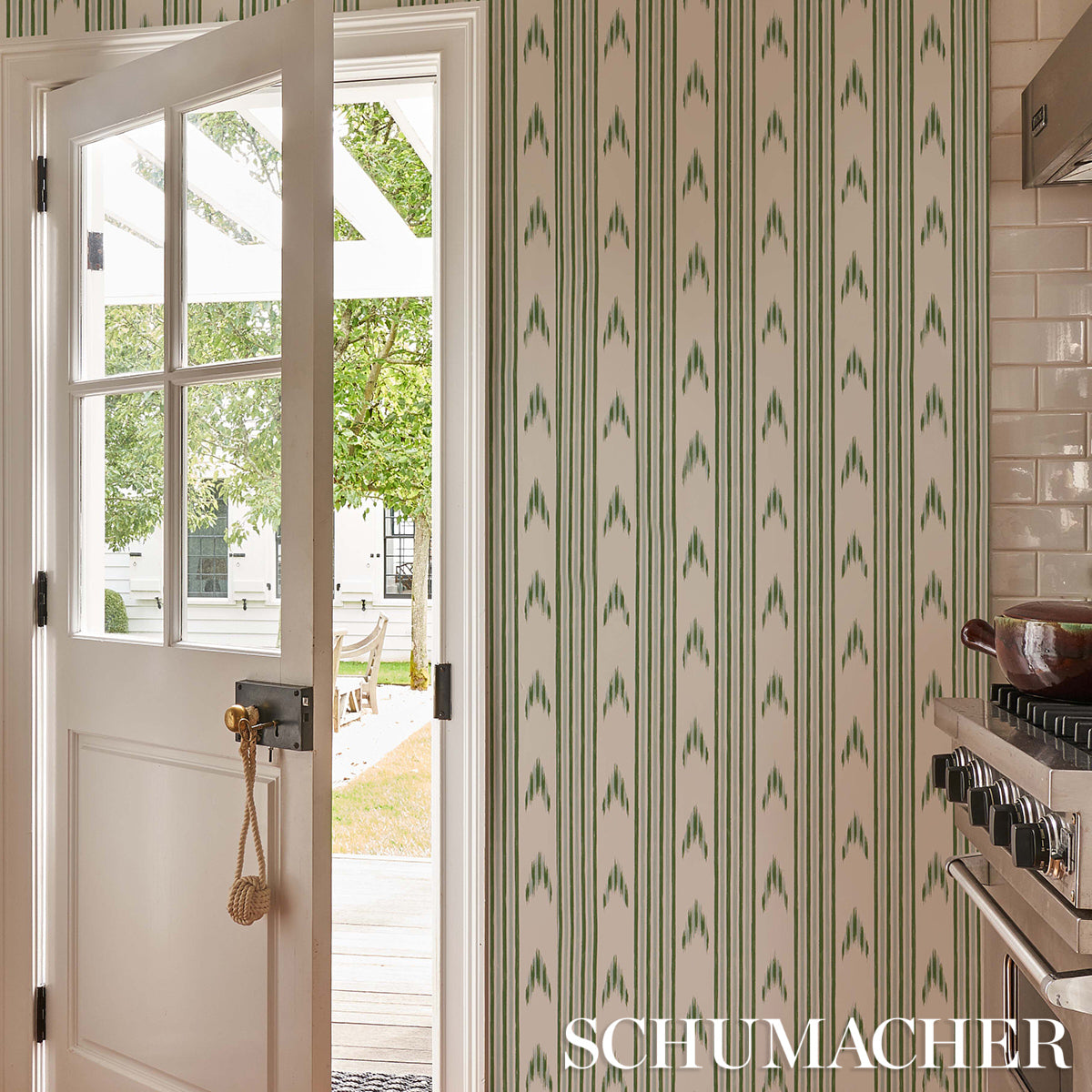 SANTA BARBARA IKAT | Leaf Green