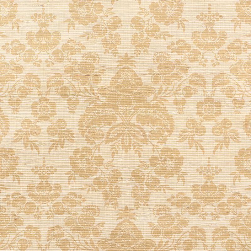 SIMONE DAMASK GRASSCLOTH | GOLD