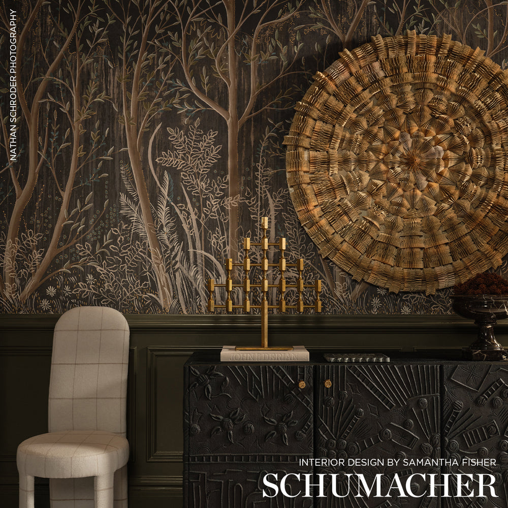 BRINDILLE GOLDEN ACCENTED PANEL SET | Carbon