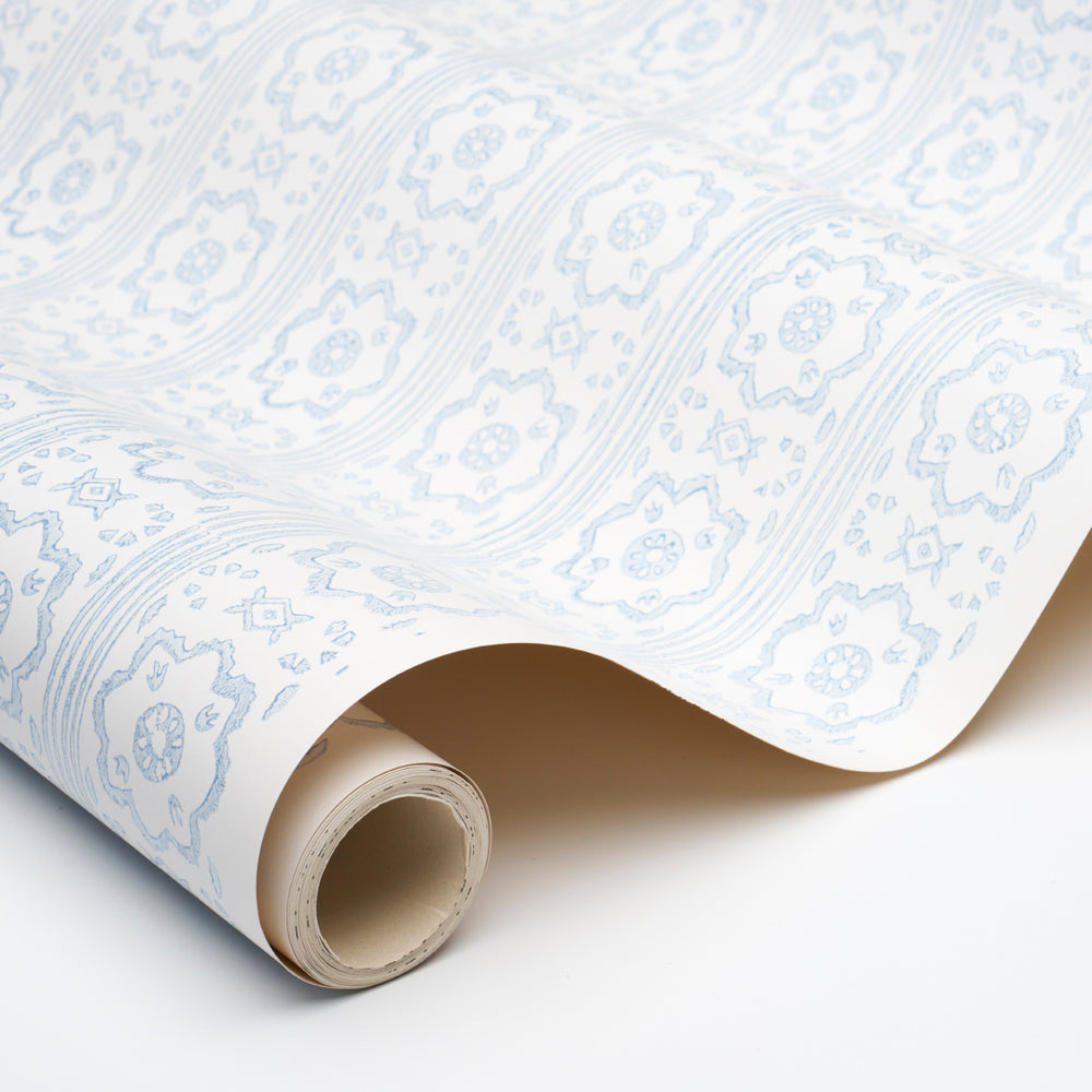 SUNDA HAND BLOCKED PRINT | Sky