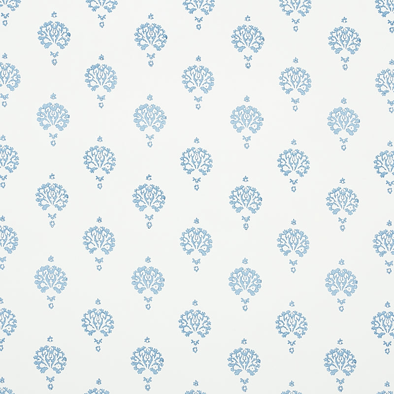 DAHLIA HAND BLOCKED PRINT | BLUE