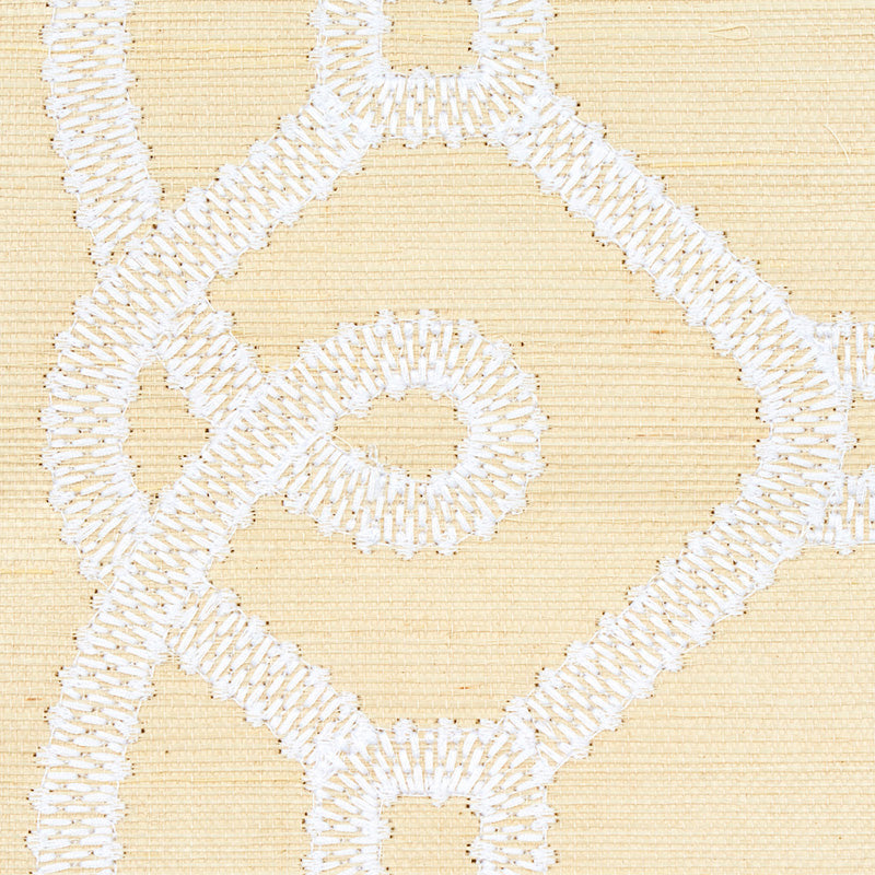 ZIZ EMBROIDERED SISAL | Neutral