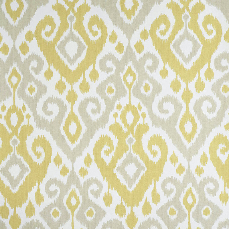 DEDRA DAMASK | YELLOW & STONE