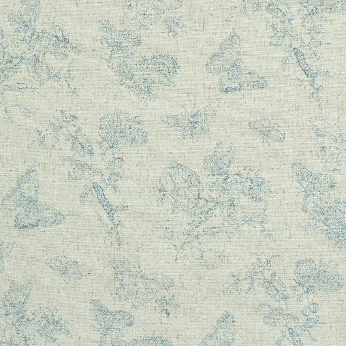 BAUDIN BUTTERFLY LINEN | Blue