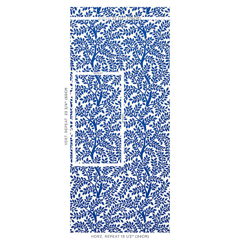 TEMPLE GARDEN II | Blue