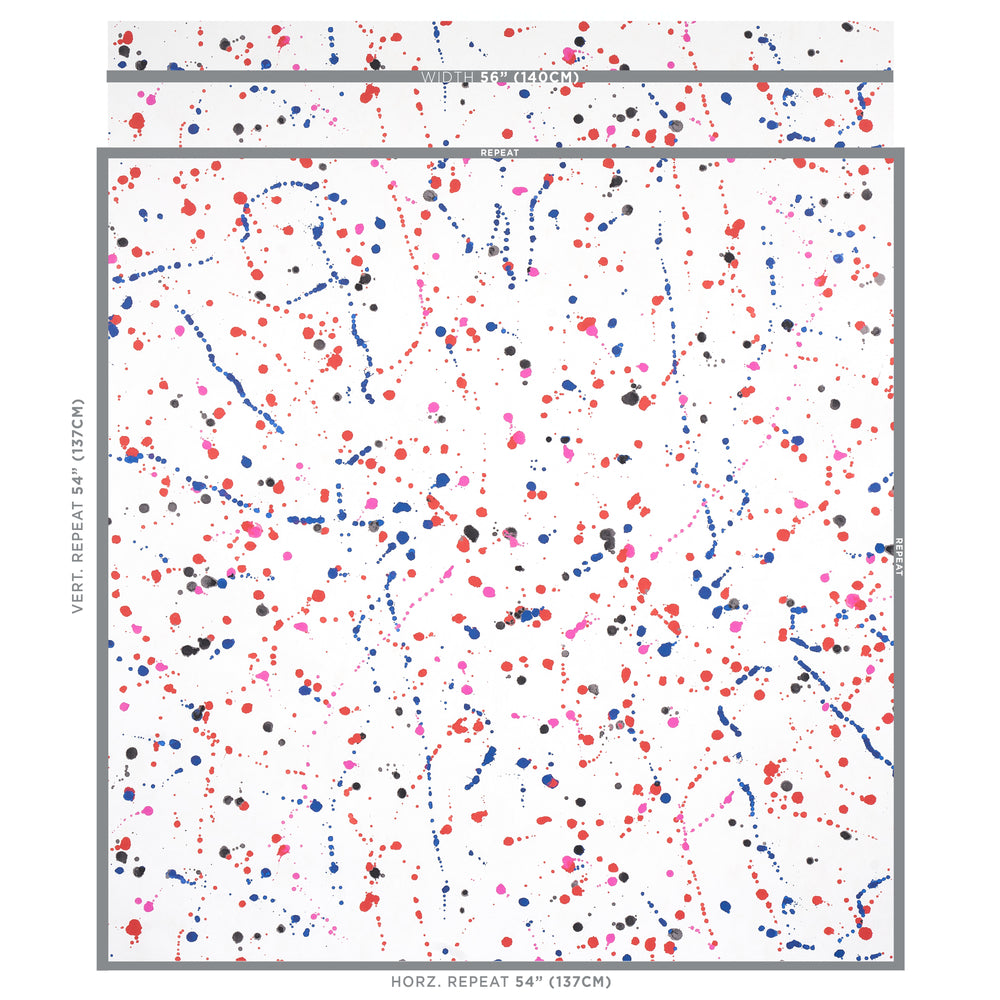 INK SPLASH | Red & Blue