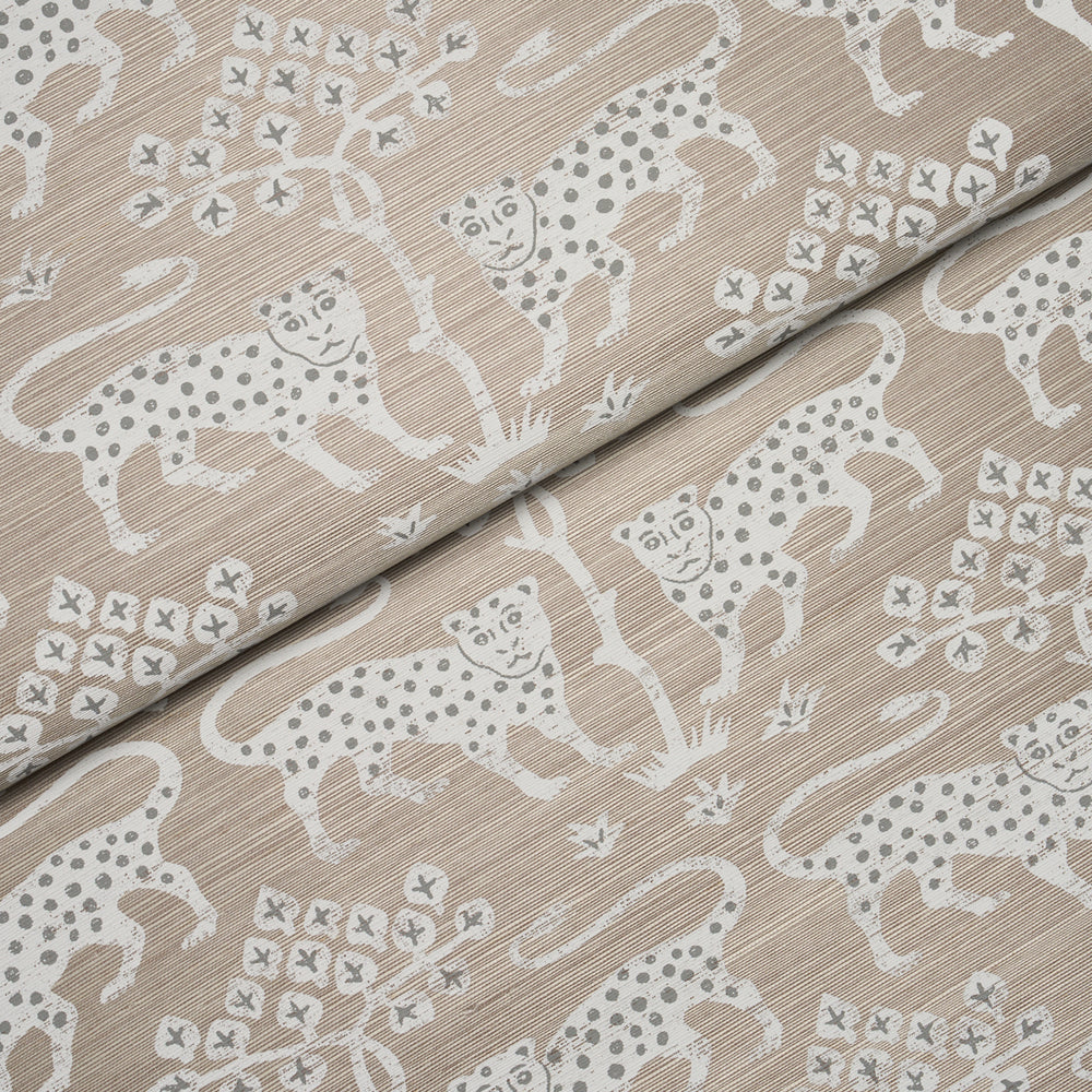 WOODLAND LEOPARD SISAL | Silver