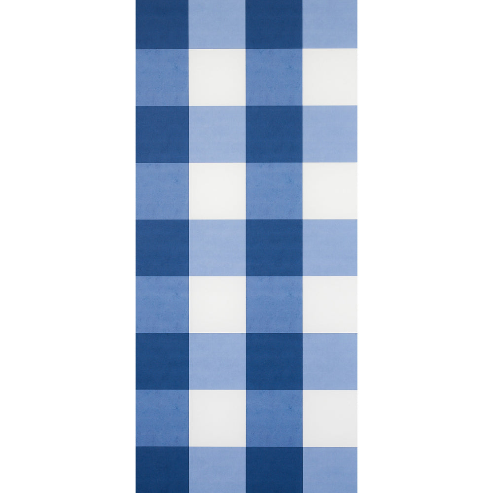 WILLA CHECK LARGE | Navy