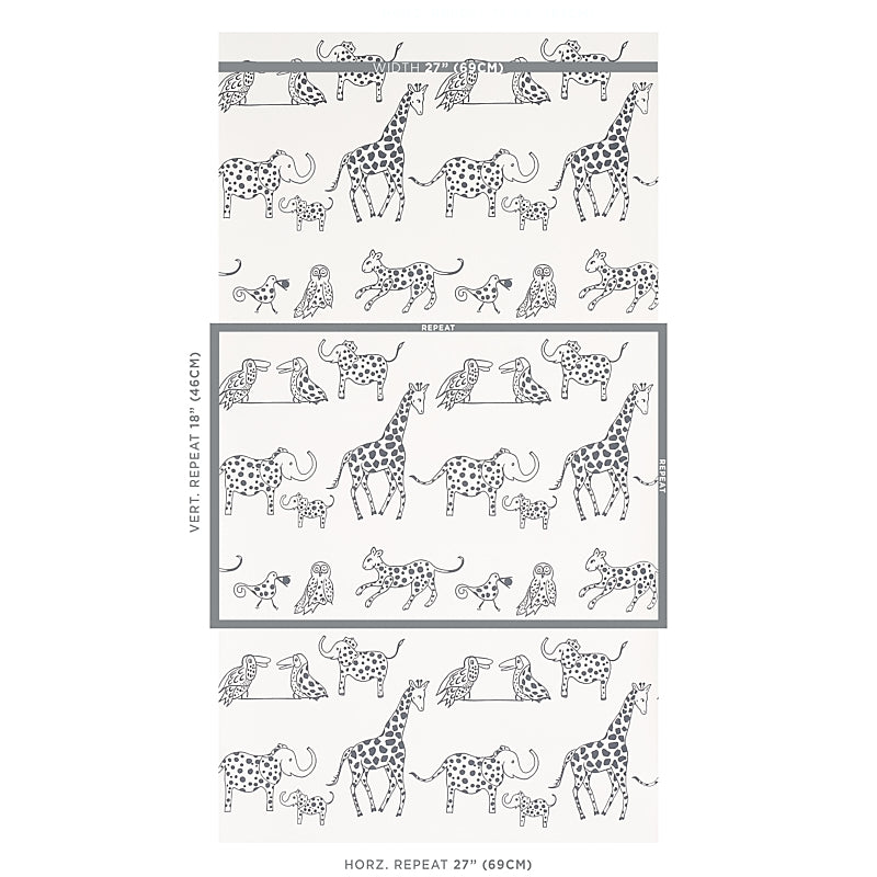 JUNGLE JUBILEE | Charcoal