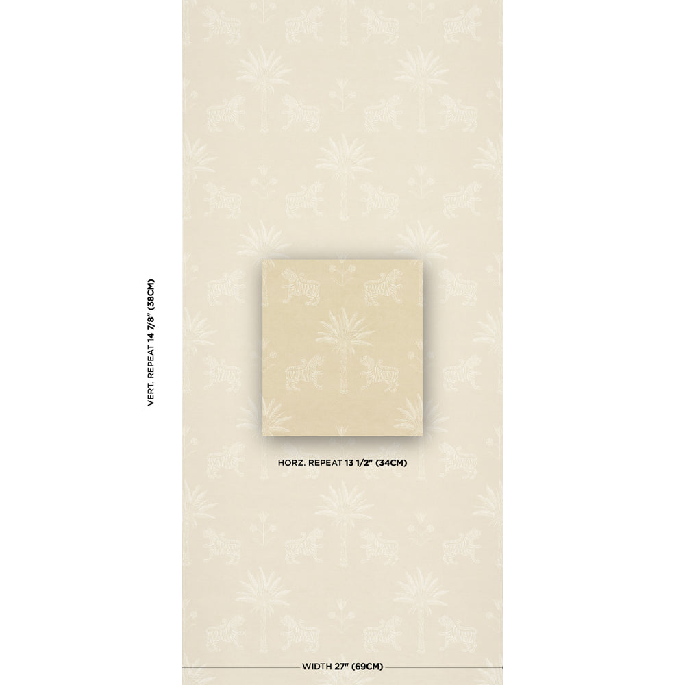 Tiger Palm Silhouette | Mistral Sand