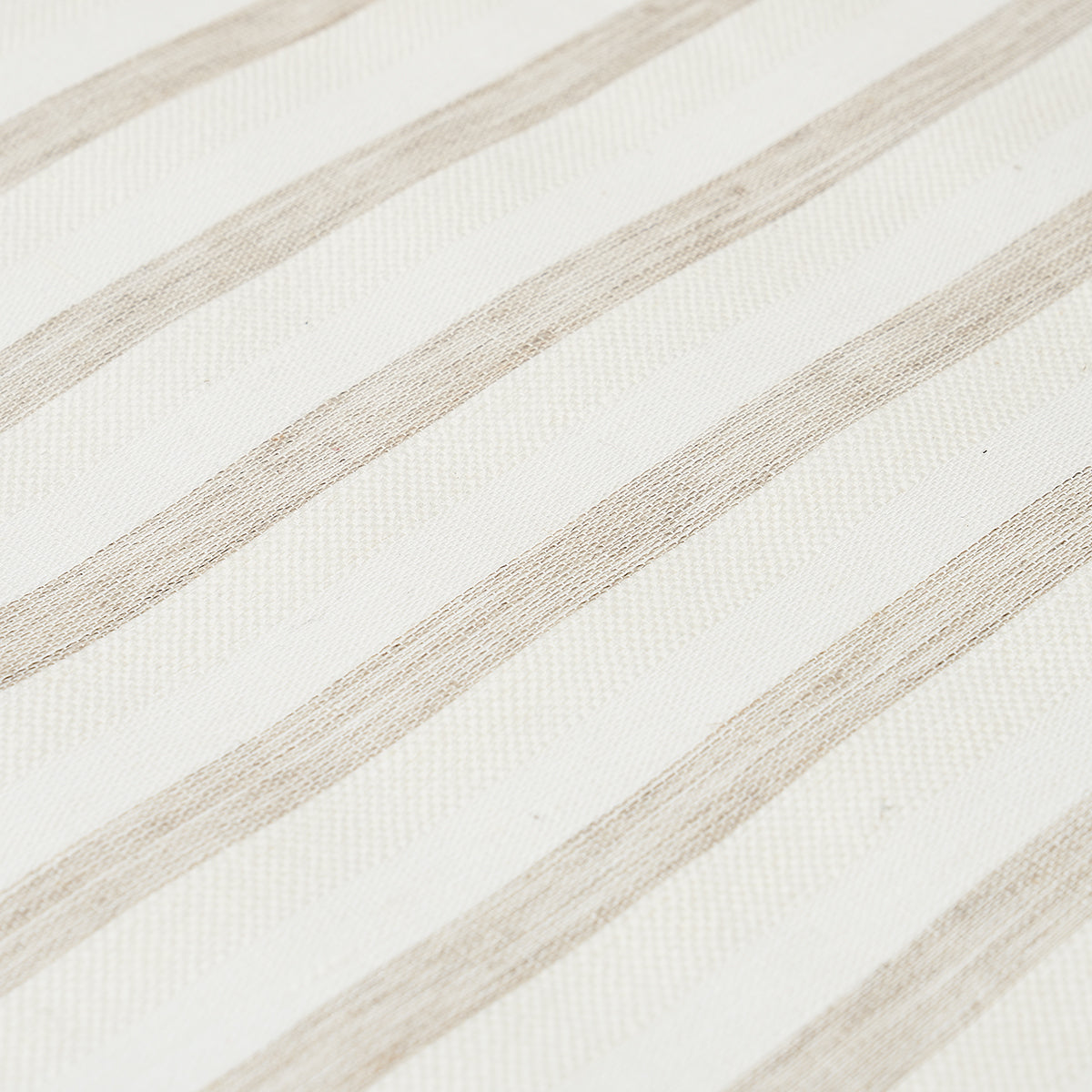 TEXTURED LINEN STRIPE | White