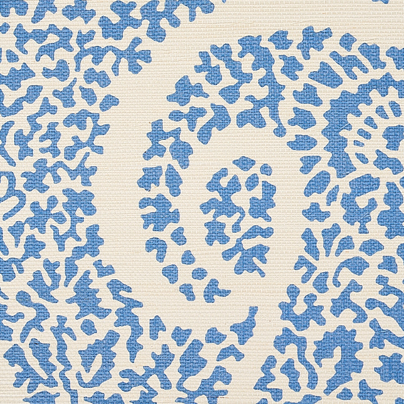 AMBALA PAISLEY SISAL | Bright Blue