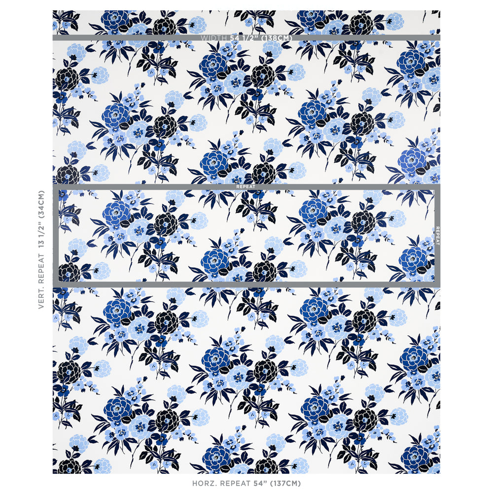 VALENTINA FLORAL | Blues