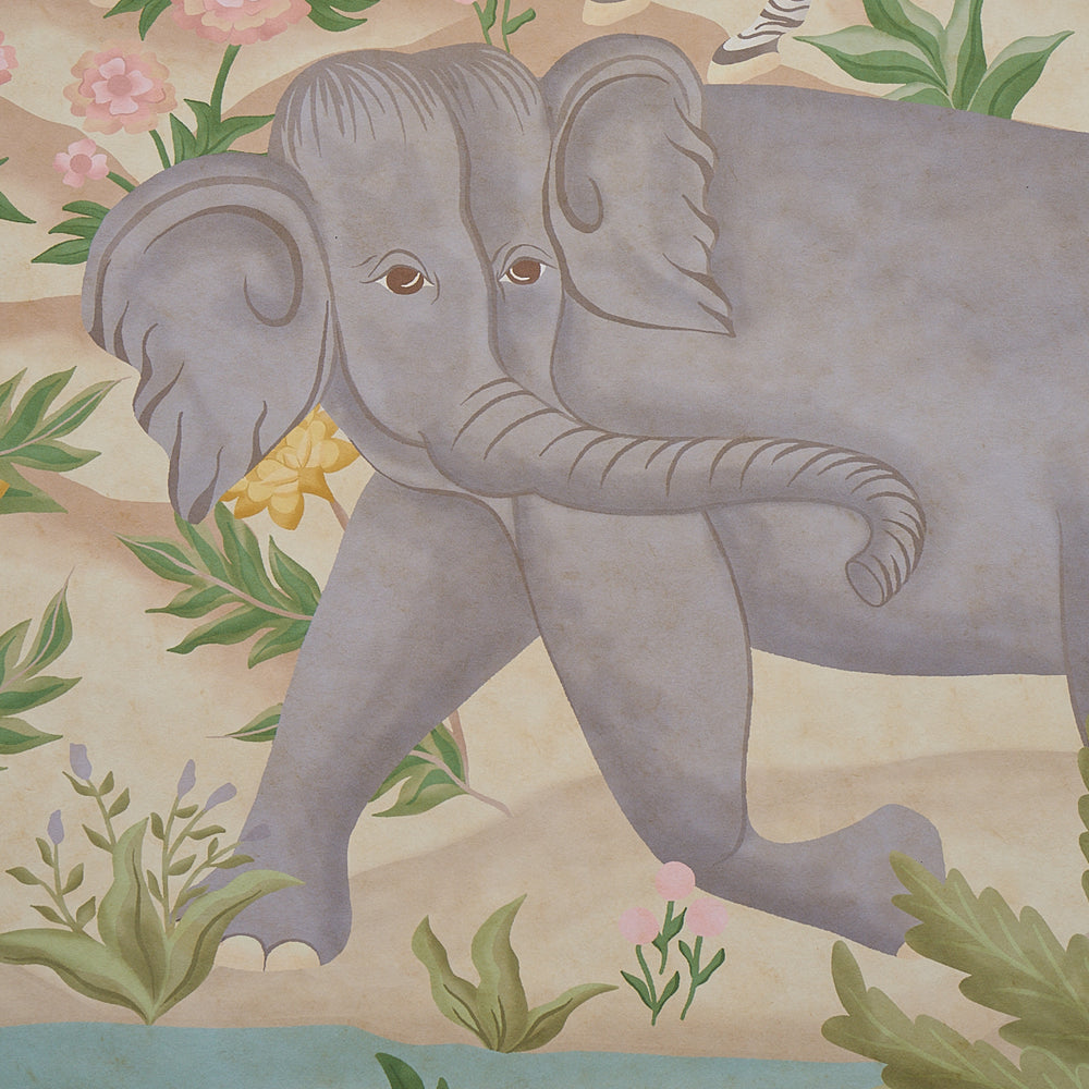 FINCHES JUNGLE PANEL SET | Parchment