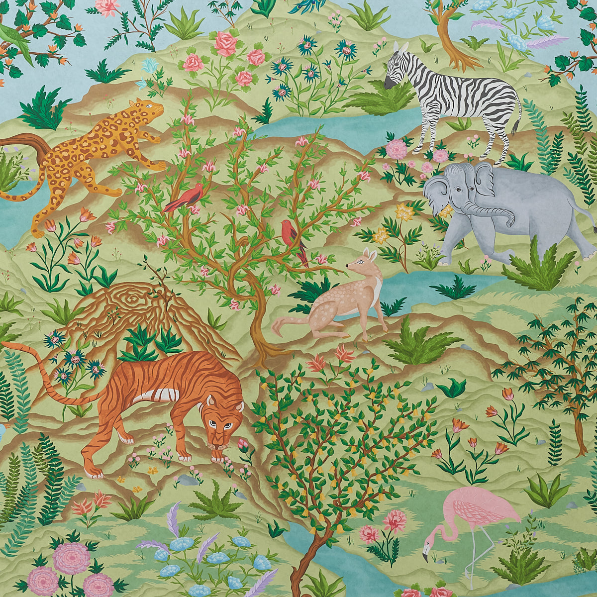 FINCHES JUNGLE PANEL SET | Verdant