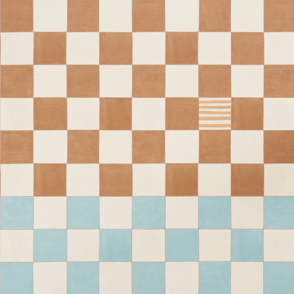 Gambit Panel | Teal & Earthy Brown