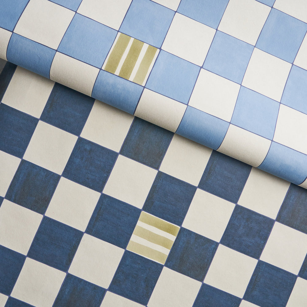 Gambit Panel | Sky & Deep Navy