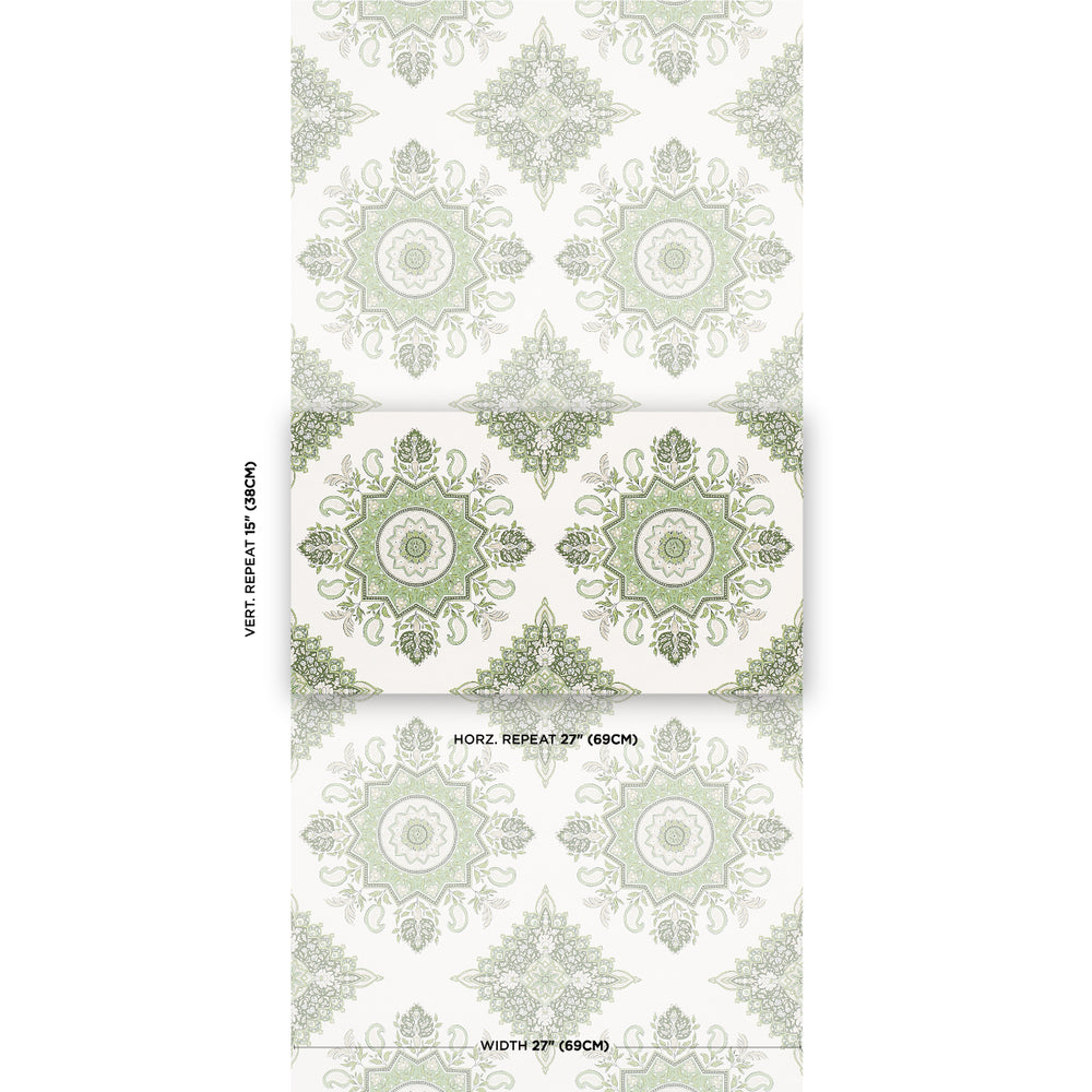 MONTECITO MEDALLION | Leaf Green