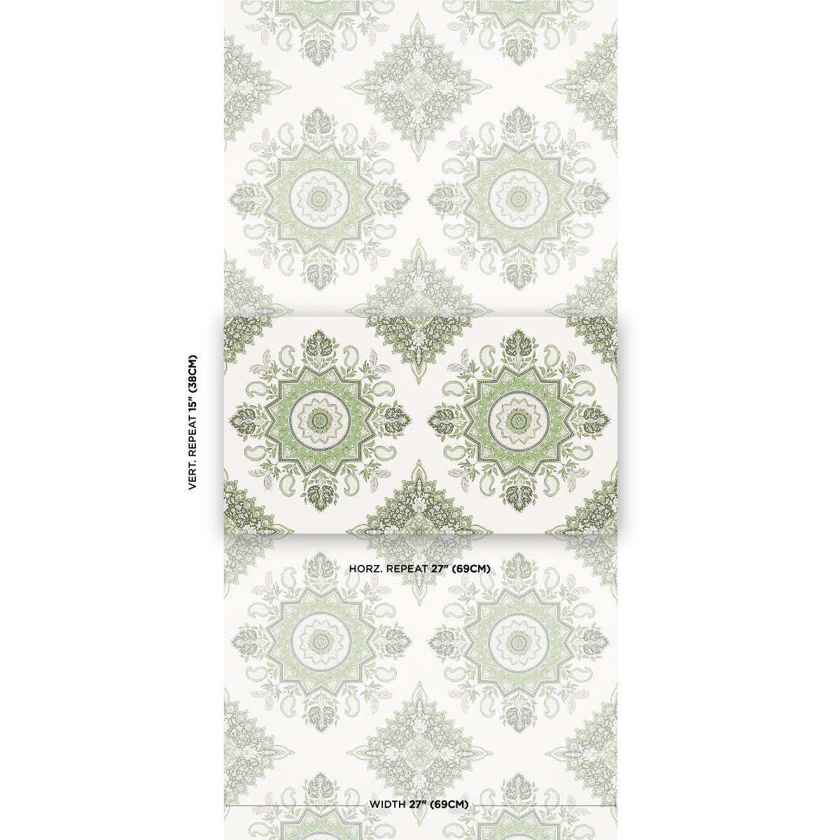 MONTECITO MEDALLION | LEAF GREEN