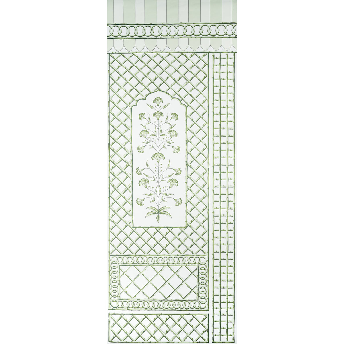 BAMBOO TRELLIS PANEL A | Green