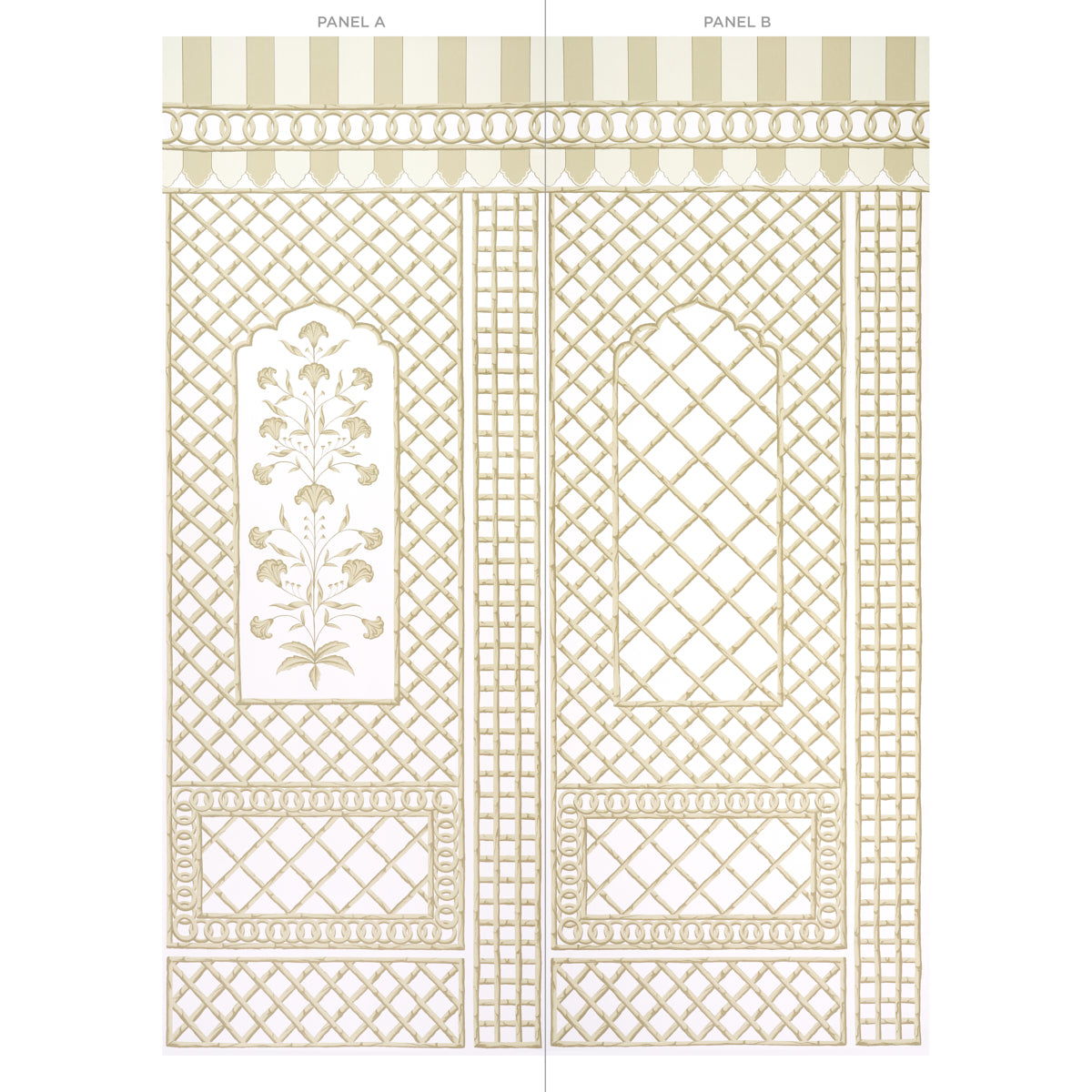 BAMBOO TRELLIS PANEL A | Neutral