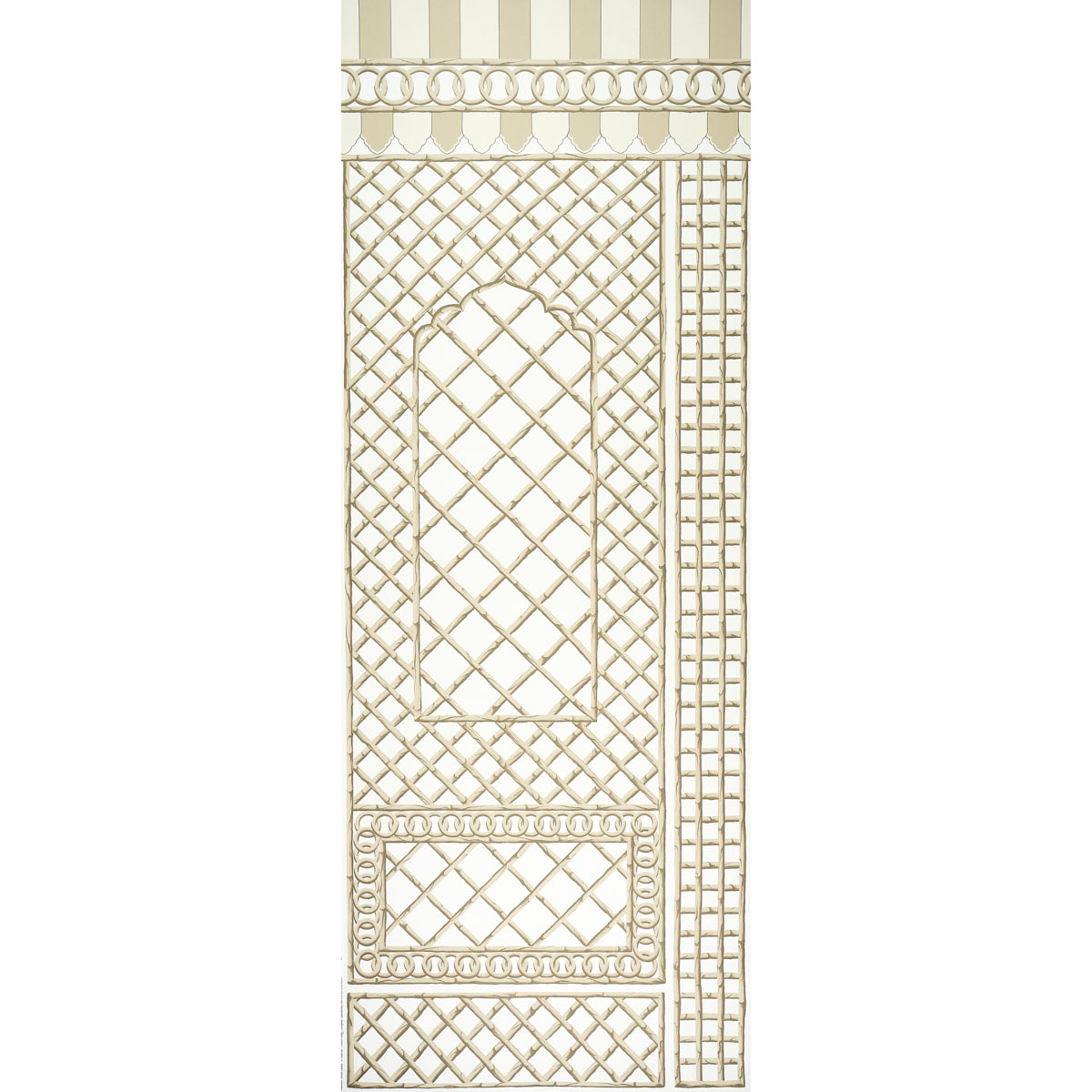 BAMBOO TRELLIS PANEL B | NEUTRAL