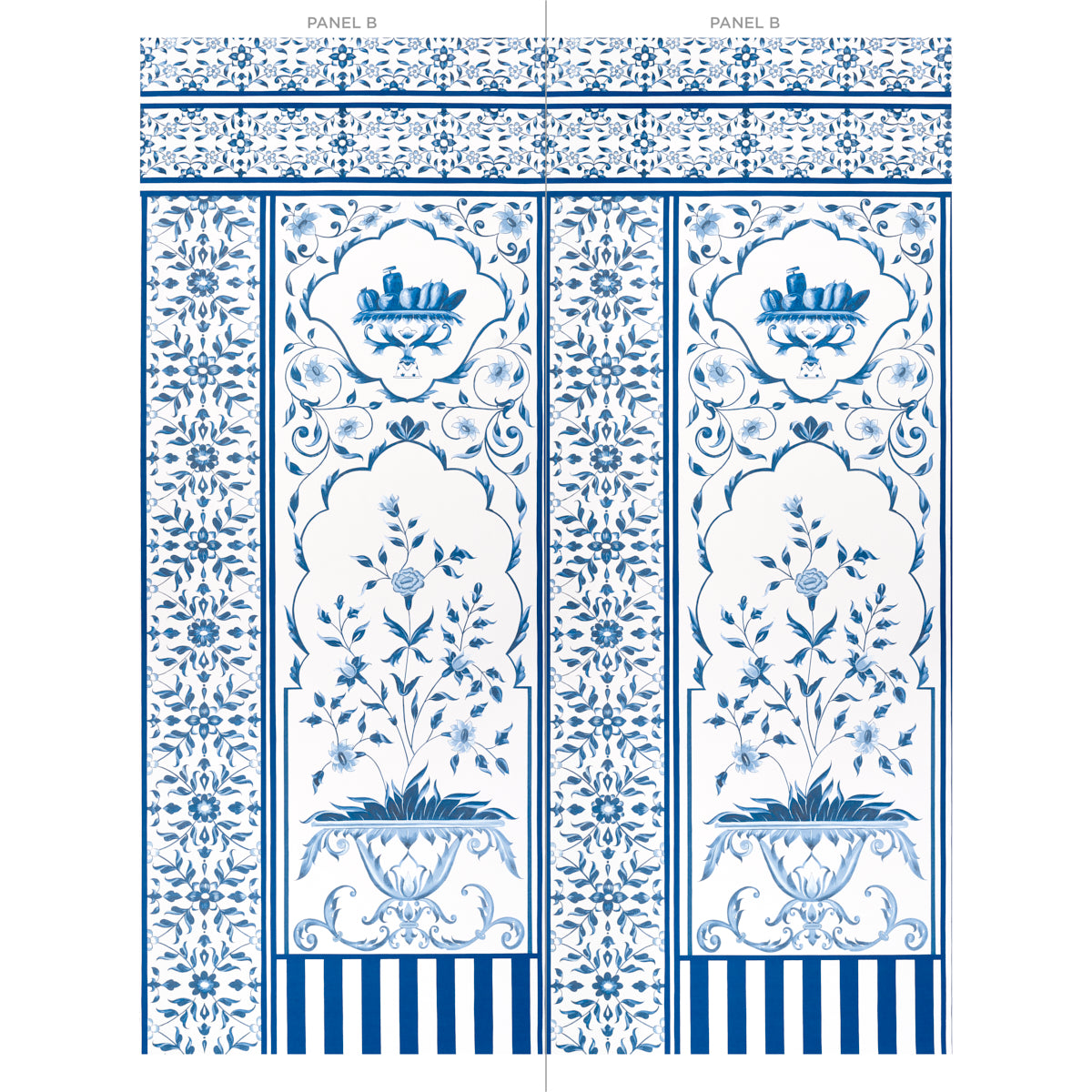 MUGHAL GARDEN PANEL B | Blue