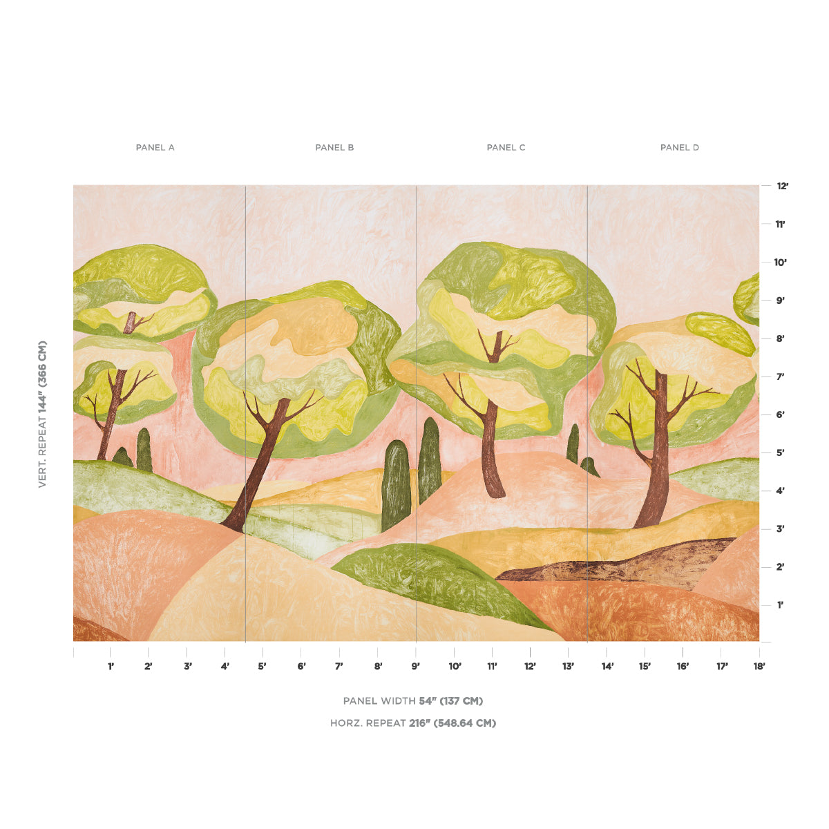 FOREST HILLS PANEL SET | Sunset