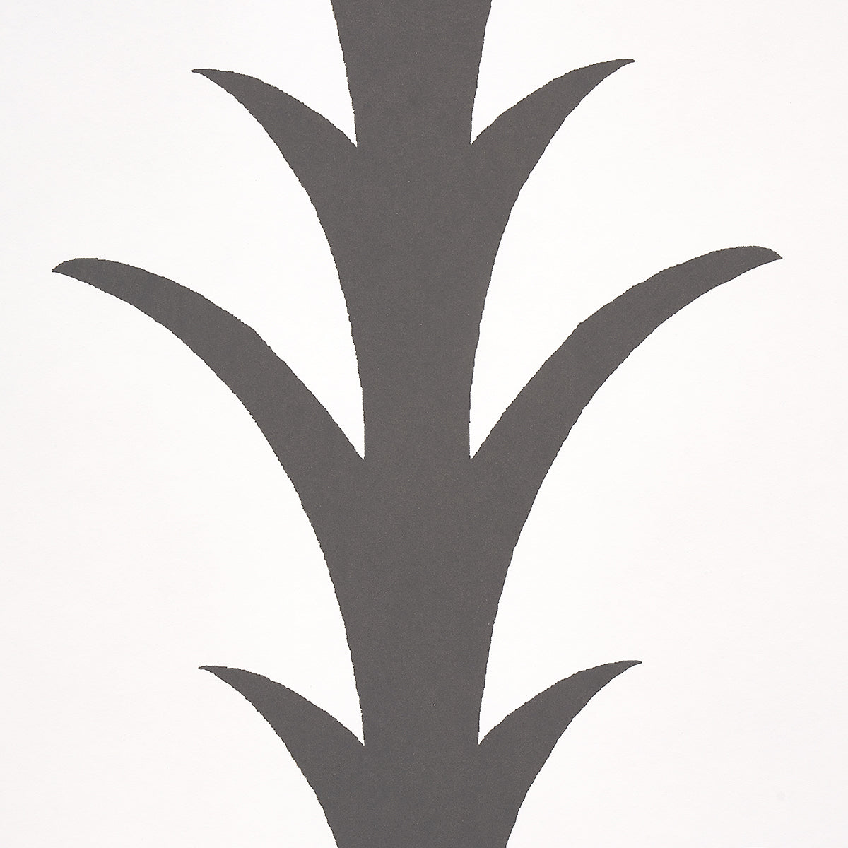 ACANTHUS STRIPE | Carbon On Ivory