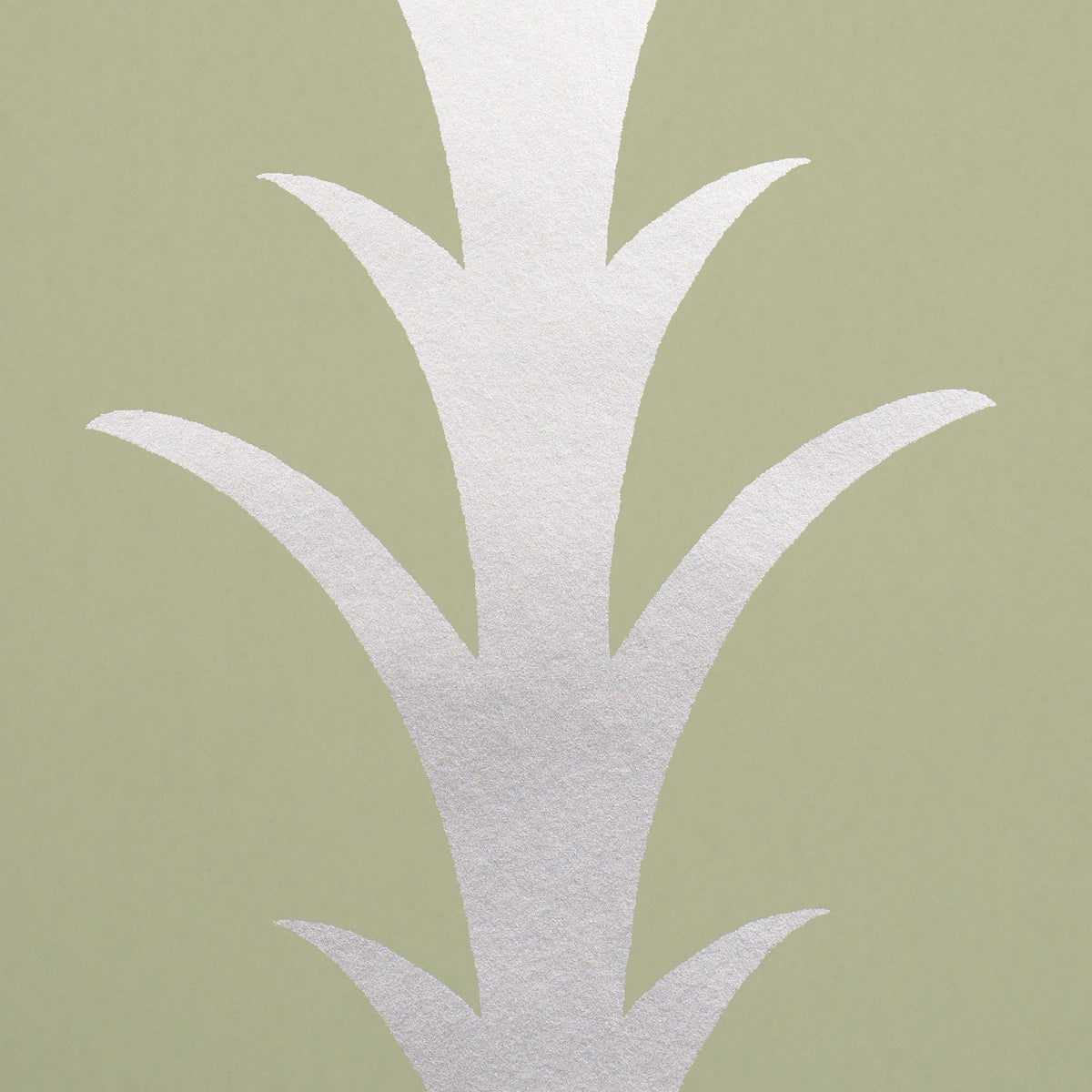 ACANTHUS STRIPE | Metallic On Sage