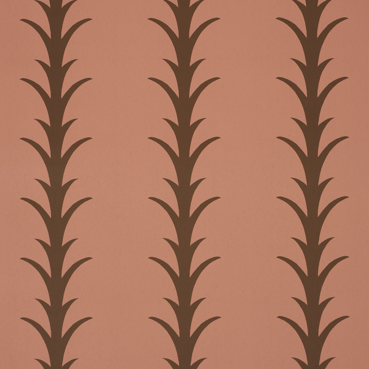 ACANTHUS STRIPE | Brown On Rosewood