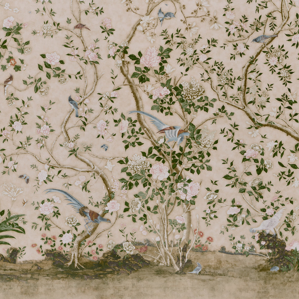 LES OISEAUX PANEL SET | Parchment