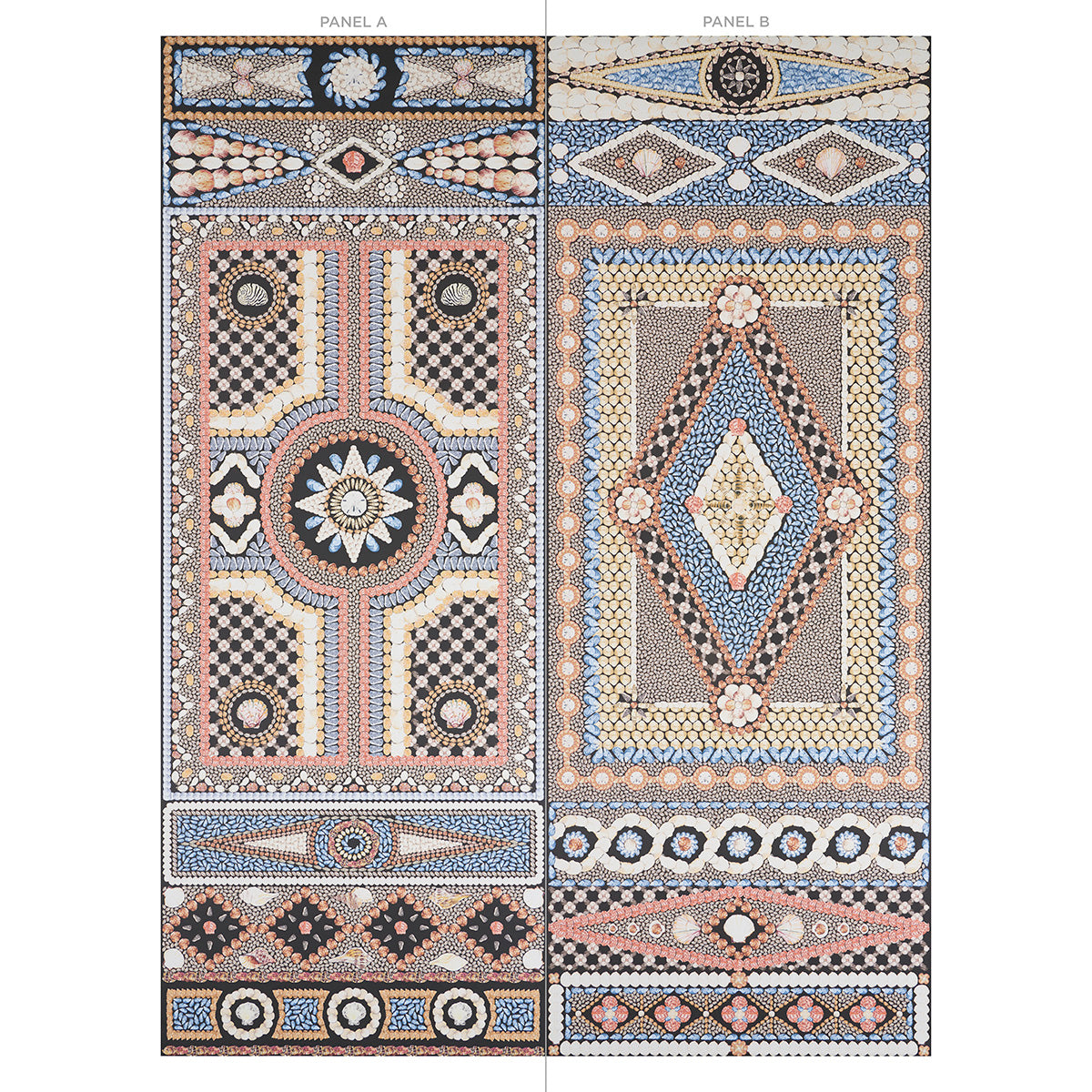 SHELL GROTTO PANEL A | Onyx Multi