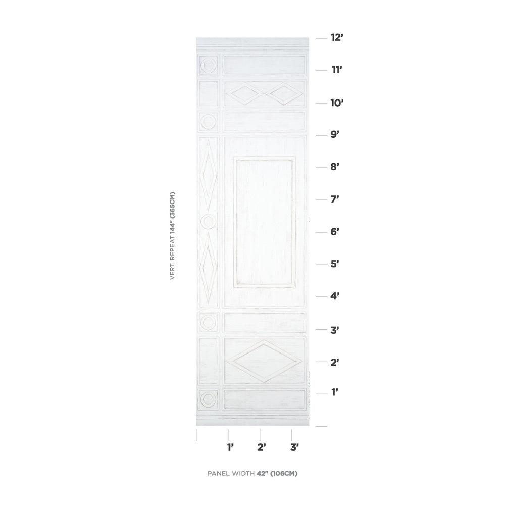 SWEDISH MANOR PANEL A | White