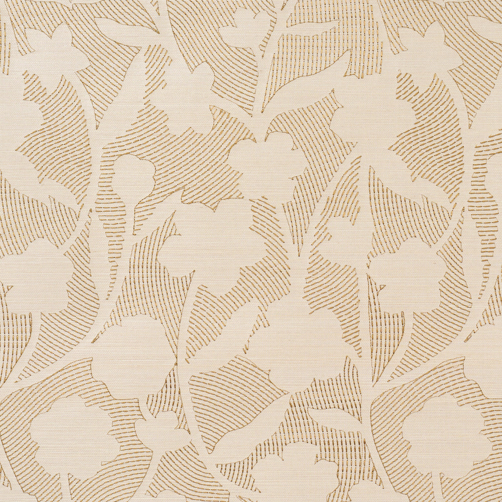 KANTHA EMBROIDERED FLOWER SISAL | Neutral