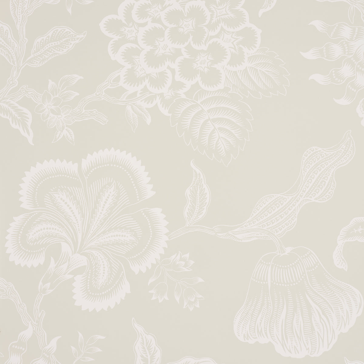 HOTHOUSE FLOWERS SILHOUETTE | CREAM